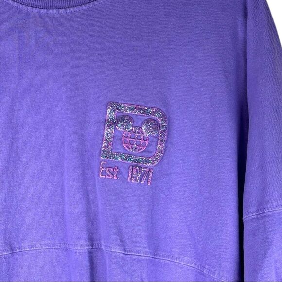 Disney Parks Walt Disney World Purple Potion Spirit Jersey Women’s Size Medium - Picture 3 of 7